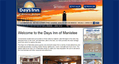 Desktop Screenshot of daysinnofmanistee.com